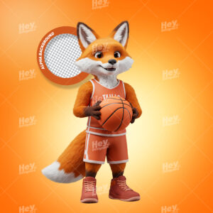 Mascote 3D - RAPOSA - ANM CÓD.00052