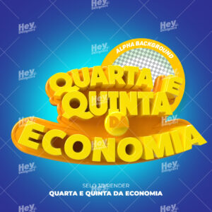 Selo 3D - Quarta e Quinta da Economia - PSD/PNG